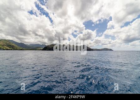 Saint Vincent e Grenadine, Buccament Bay Foto Stock