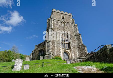 Maggio 2015, Hastings, East Sussex, UK - Chiesa di tutti i Santi nella città vecchia di Hastings, East Sussex, Regno Unito Foto Stock