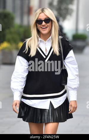 Londra, Regno Unito. 22 marzo 2021. Ashley Roberts ha visto ai Global radio Studios di Londra. (Foto di James Warren/SOPA Images/Sipa USA) Credit: Sipa USA/Alamy Live News Foto Stock