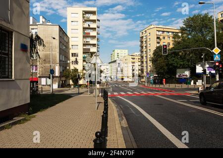 Area residenziale della metropolitana di Varsavia. Questo ih Polonia Foto Stock