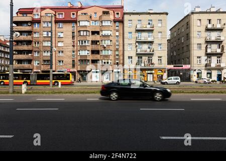 Area residenziale della metropolitana di Varsavia. Questo ih Polonia Foto Stock