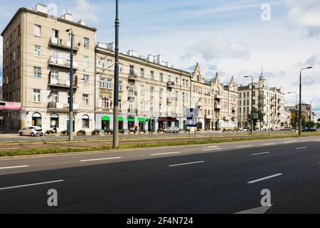 Area residenziale della metropolitana di Varsavia. Questo ih Polonia Foto Stock