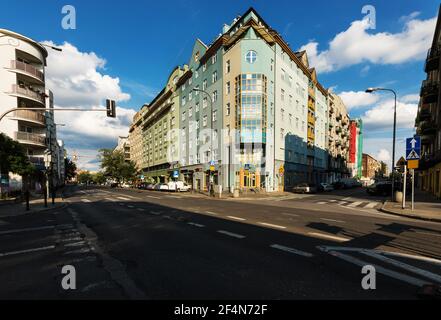 Area residenziale della metropolitana di Varsavia. Questo ih Polonia Foto Stock