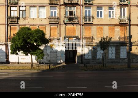 Area residenziale della metropolitana di Varsavia. Questo ih Polonia Foto Stock