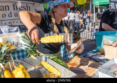 Toronto, Dundas Street West Festival, Canada, 3 giugno 2017 Foto Stock