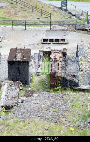 La miniera di Hafna vicino a Betws-Y-Coed Conwy Valley Snowdonia North Wales Foto Stock