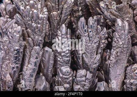 Magnesio metallico elementare Foto Stock