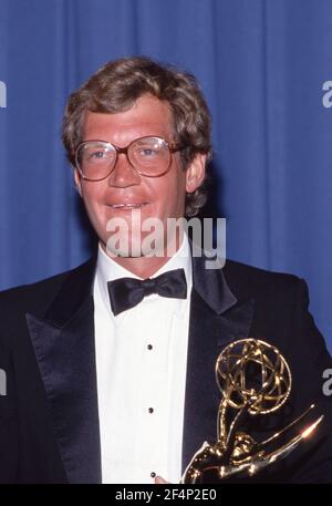 David Letterman al 36° Premio Emmy annuale. 23 settembre 1984. Credit: Ralph Dominguez/MediaPunch Credit: Ralph Dominguez/MediaPunch Foto Stock