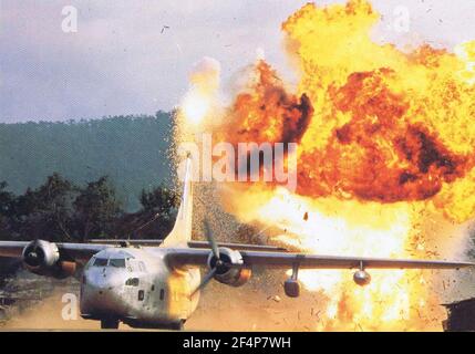 AIR AMERICA 1990 TriStar Pictures film con Mel Gibson e. David Bowe Foto Stock