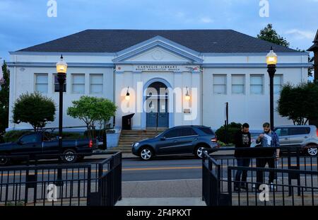 Mount Washington, filiale della Carnegie Library di Pittsburgh.Mt.Washington.Pittsburgh.Pennsylvania.USA Foto Stock