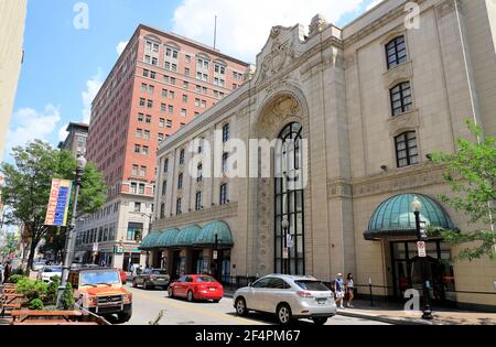 Heinz Hall for the Performing Arts nel centro di Culture District.Pittsburgh.Pennsylvania.USA Foto Stock