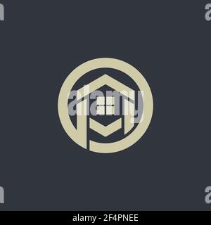 Immagini del logo immobiliare Illustrazione Vettoriale