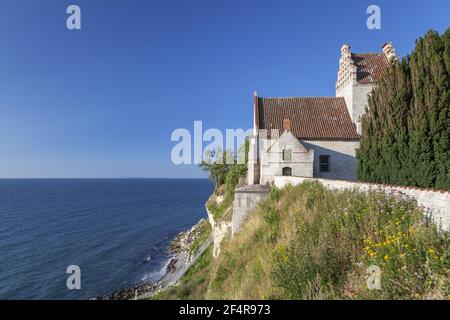 Geografia / viaggio, Danimarca, isola Zelanda, isola Zelanda, vecchia chiesa di Hojerup a Stevns Klint, Hojeru, Additional-Rights-Clearance-Info-Not-Available Foto Stock