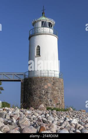 Geografia / viaggio, Danimarca, Syddanmark, isola AS, faro sulla costa del Mar Baltico a Fynhav, isola , diritti aggiuntivi-clearance-Info-non-disponibile Foto Stock