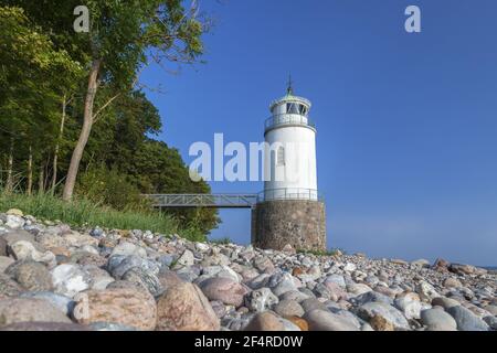 Geografia / viaggio, Danimarca, Syddanmark, isola AS, faro sulla costa del Mar Baltico a Fynhav, isola , diritti aggiuntivi-clearance-Info-non-disponibile Foto Stock