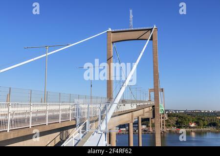 Geografia / viaggio, Svezia, Vaestra Goetalands laen, Gothenburg, Aelvsborgsbron attraverso Goeta Aelv , Additional-Rights-Clearance-Info-Not-Available Foto Stock