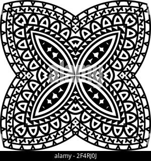 Tattoo Tribal Design illustrazione grafica vettoriale Illustrazione Vettoriale