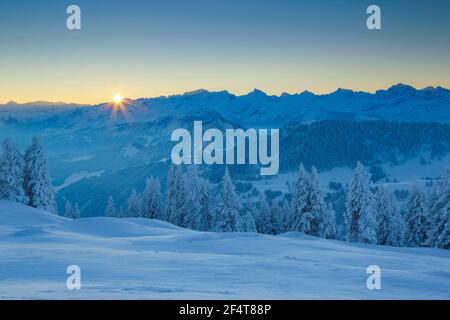 Geografia / viaggio, Svizzera, vista dal Rigi, diritti-aggiuntivi-liquidazione-Info-non-disponibile Foto Stock