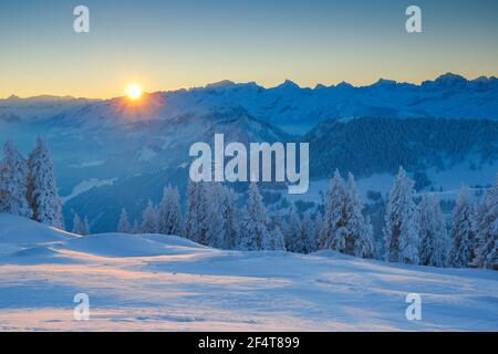 Geografia / viaggio, Svizzera, vista dal Rigi, diritti-aggiuntivi-liquidazione-Info-non-disponibile Foto Stock