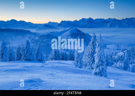 Geografia / viaggio, Svizzera, vista dal Rigi, diritti-aggiuntivi-liquidazione-Info-non-disponibile Foto Stock