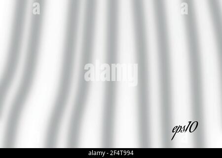 Ombreggiatura realistica della finestra. Effetto sovrapposizione multipla. Lunga luce d'ombra sulla parete o sul pavimento. Scene di gradiente mesh di illuminazione naturale. Perforazione della linea Illustrazione Vettoriale