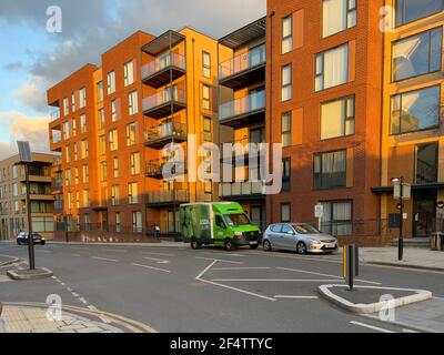 Appartamenti di nuova costruzione a Grove Park, Colindale, Londra, Regno Unito Foto Stock