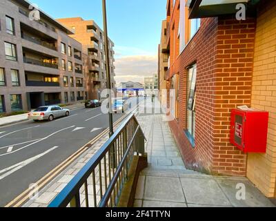 Appartamenti di nuova costruzione a Grove Park, Colindale, Londra, Regno Unito Foto Stock