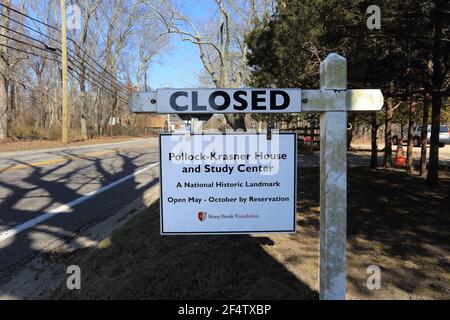 Pollock-Krasner House East Hampton Long Island New York Foto Stock