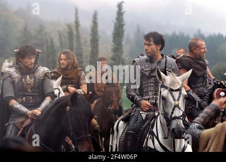 IOAN GRUFFUDD, CLIVE OWEN e RAY WINSTONE nel RE ARTÙ (2004), diretto da ANTOINE FUQUA. Credito: TOUCHSTONE FOTO / Album Foto Stock