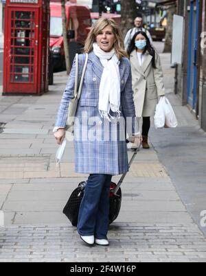 Londra, Regno Unito. 23 marzo 2021. Kate Garraway ha visto al Global radio Studio di Londra. (Foto di Brett Cove/SOPA Images/Sipa USA) Credit: Sipa USA/Alamy Live News Foto Stock