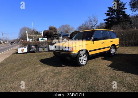 2002 Land Rover Range Rover Borrego Edition Southampton Long Island New York Foto Stock