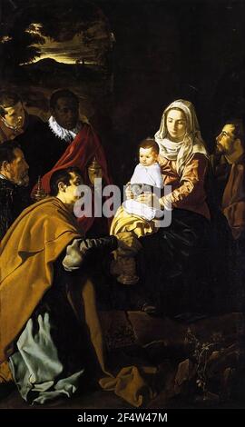 Diego Velazquez - Adorazione Magi 1619 Foto Stock