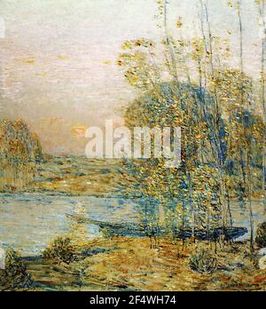 Frederick Childe Hassam - Tramonto pomeridiano di AK 1903 Foto Stock