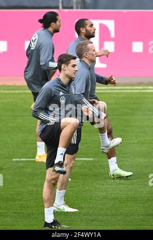 Duesseldorf, Germania. 23 marzo 2021. Florian Neuhaus (Germania) GES/Fussball/DFB-Training Duesseldorf, Die Team, 23.03.2021 Calcio: Allenamento, pratica nazionale tedesca, Dusseldorf, 23 marzo 2021 | Usage worldwide Credit: dpa/Alamy Live News Foto Stock