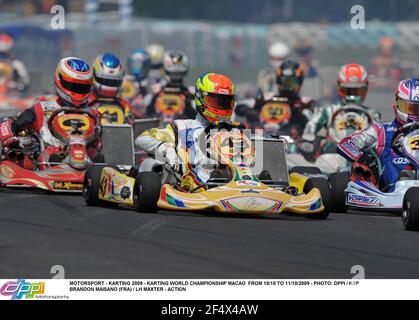 MOTORSPORT - KARTING 2009 - CAMPIONATO DEL MONDO KARTING MACAO DAL 10/10 AL 11/10/2009 - FOTO: DPPI / KSPBRANDON MAISANO (FRA) / LH MAXTER - AZIONE N. 07209016 024 Foto Stock