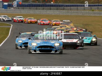 MOTORSPORT - GT FIA 2008 - OSCHERSLEBEN (GER) DA 03/07 A 06/07/2008 - FOTO : OLIVIER GAUTHIER / DPPI START / ACTION Foto Stock