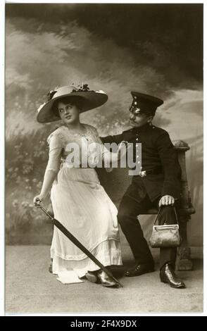 Proteggere nel parco Meissen. Proteggere nel parco Foto Stock