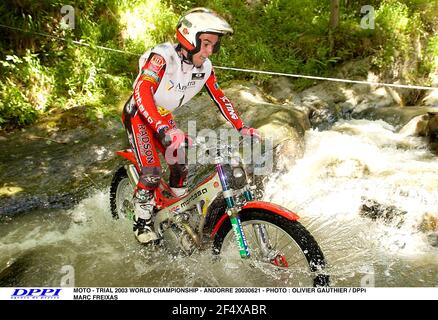 MOTO - PROVA CAMPIONATO DEL MONDO 2003 - ANDORRE 20030621 - FOTO : OLIVIER GAUTHIER / DPPI MARC FREIXAS Foto Stock