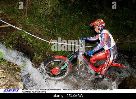 MOTO - PROVA CAMPIONATO DEL MONDO 2003 - ANDORRE 20030622 - FOTO : OLIVIER GAUTHIER / DPPI TAKAHISA FUJINAMI (JPN) Foto Stock