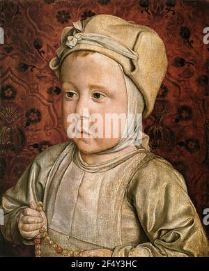 Jean Hey (chiamato Maestro di Moulins) - Dauphin Charles Orlant 1494 Foto Stock