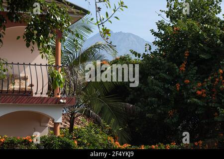 Monte Meru, Arusha, Tanzania Foto Stock