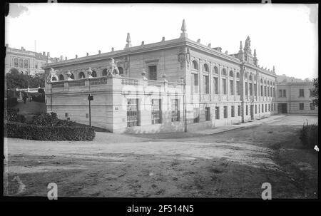 Bilin. Spedizione casa Sauerbrunn Foto Stock