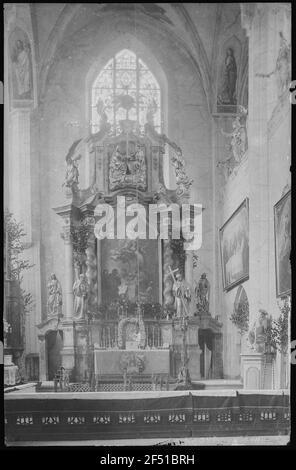 Marailer. Monastero, altare maggiore nello Stiftskirche Foto Stock