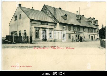 Modanatura Fischerhaus. Casa di Fisher Foto Stock