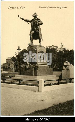 Memoriale Federico del Grande Torgau. Monumento Fr. D. enorme Foto Stock