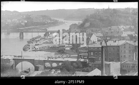 Meissen. Ellittale superiore Foto Stock