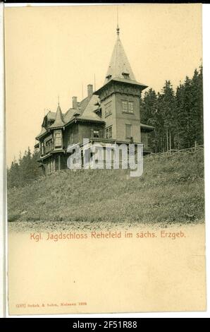 Campo di caccia Rehe. Alloggio di caccia Foto Stock