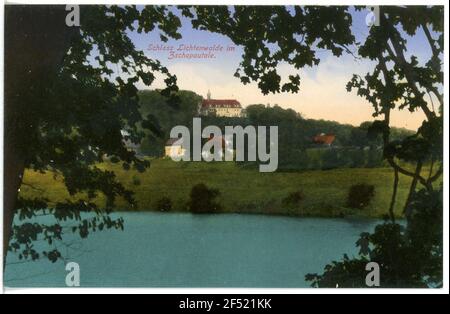 Blocca Lichtenwalde. Schloss Foto Stock