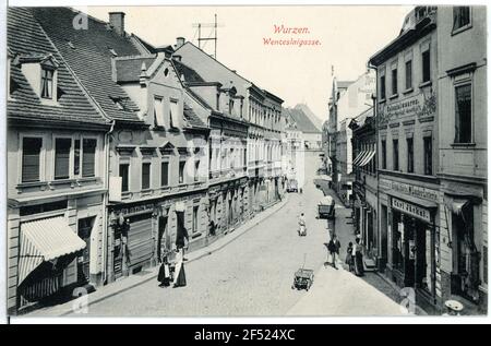 Venceslaigasse. Wurzen. Venceslaigasse Foto Stock