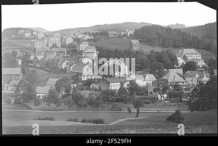 Nieder-Einsiedel. Vista di basso Einsiedel Foto Stock